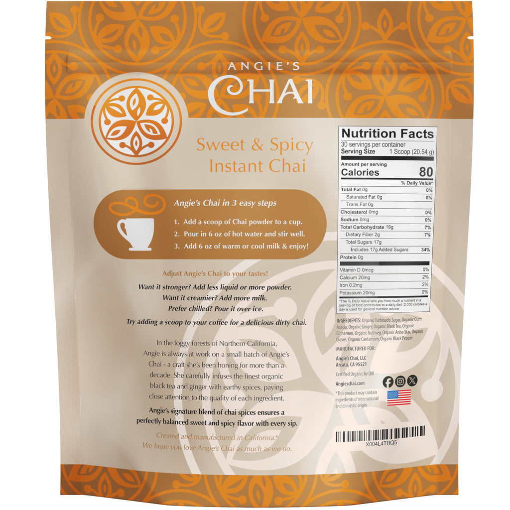 Angie's Chai Sweet & Spicy Instant Chai Powder