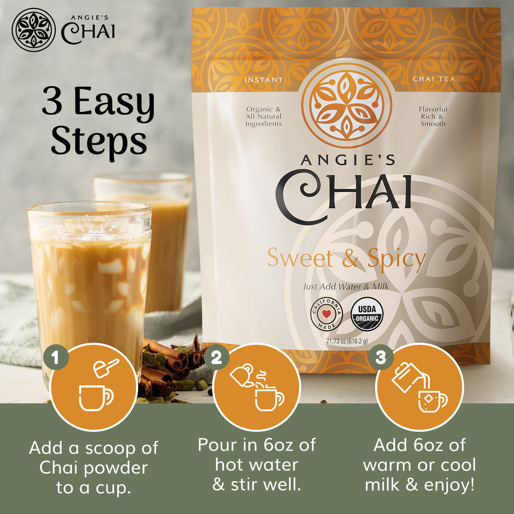 Angie's Chai Sweet & Spicy Instant Chai Powder